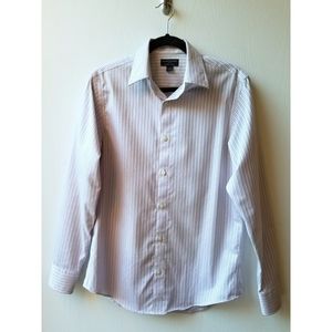 Men's Banana Republic Purple Plaid Dress Shirt